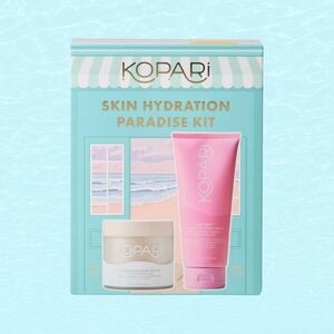 Kopari Skin Hydration Paradise Kit - Pink and Aqua
